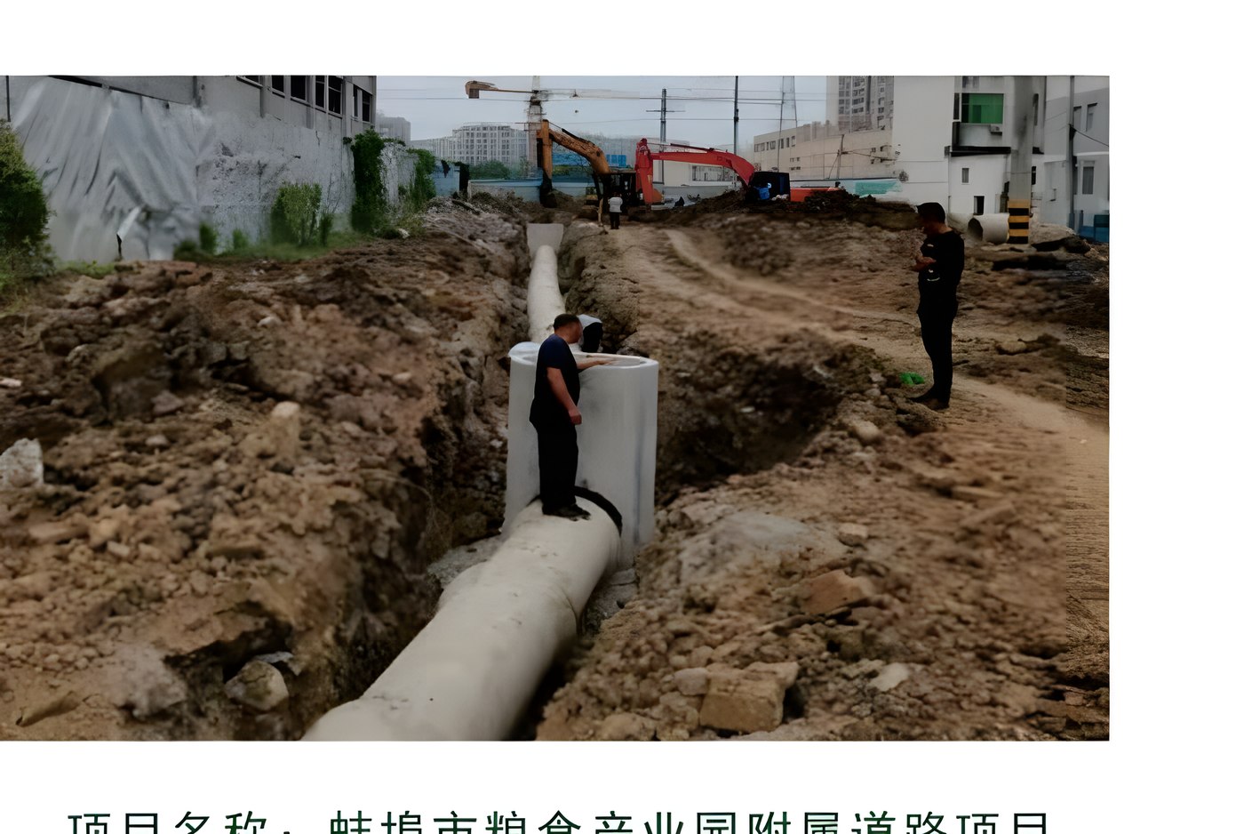 蚌埠市粮食物流园附属道路项目
